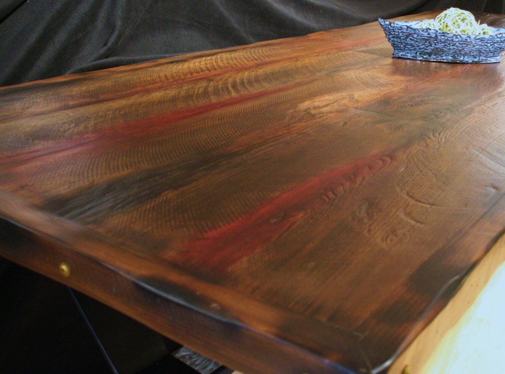 Siberian Elm custom table by Blue Snow, Kalispell MT
